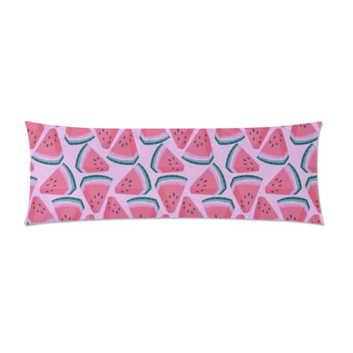rockabilly watermelons Custom Zippered Pillow Case 21"x60"(Two Sides)