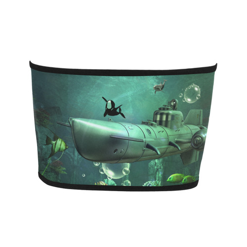 Awesome submarine with orca Bandeau Top