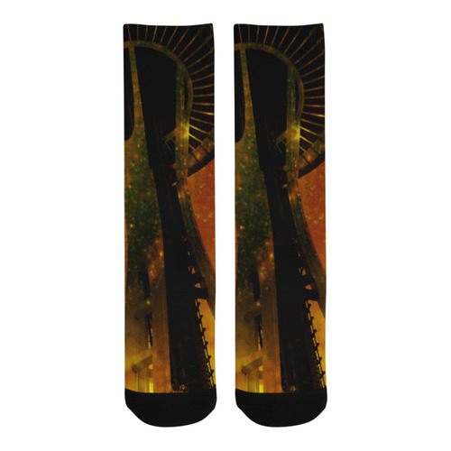 Seattle Space Needle Trouser Socks