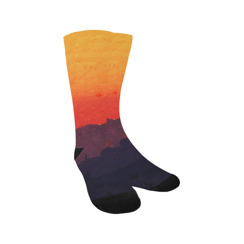 Five Shades of Sunset Trouser Socks