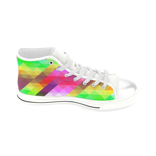 ABSTRACT FRAGMENTS Men’s Classic High Top Canvas Shoes (Model 017)