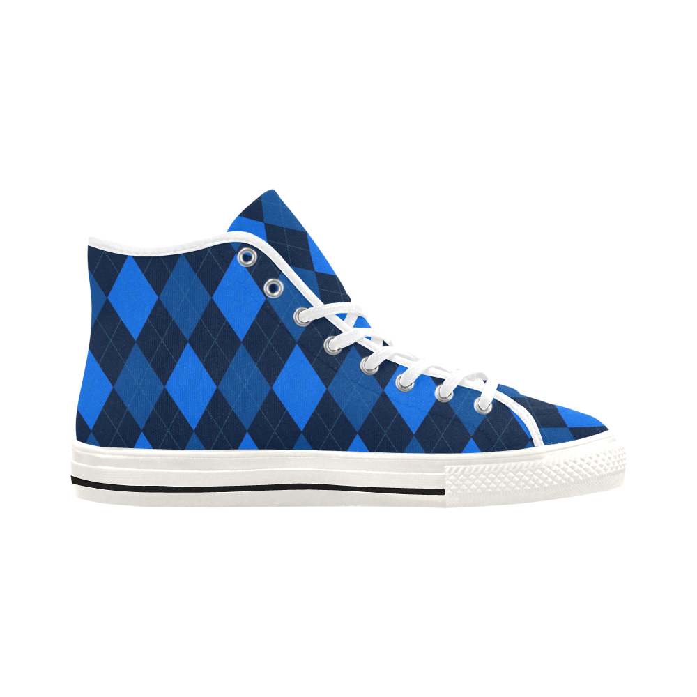 ARGYLE-BLUE Vancouver H Men's Canvas Shoes (1013-1)
