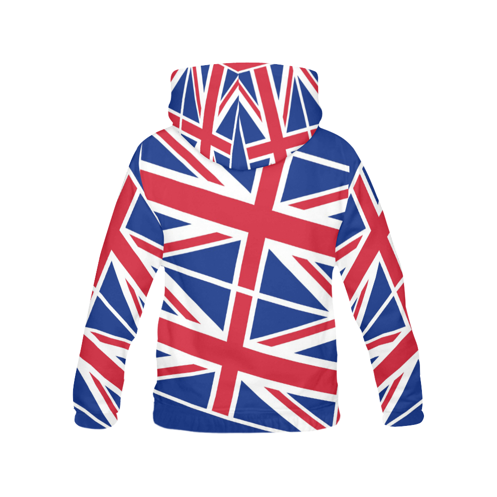 UK All Over Print Hoodie for Women (USA Size) (Model H13)
