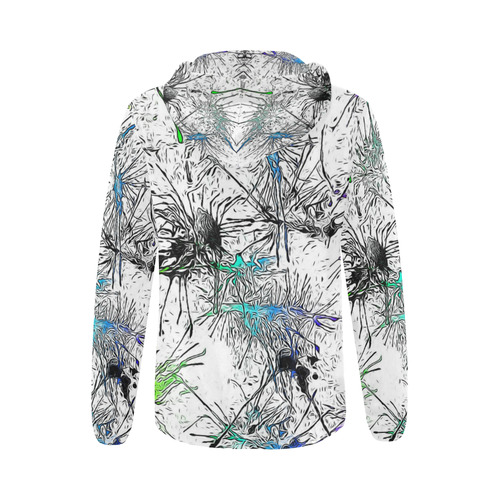 color fun 03F by FeelGood All Over Print Full Zip Hoodie for Women (Model H14)