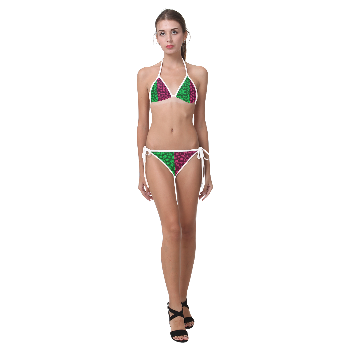 420 bikini Custom Bikini Swimsuit (Model S01)