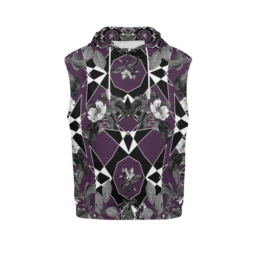 collage_ Limbo_ gloria sanchez All Over Print Sleeveless Hoodie for Women (Model H15)
