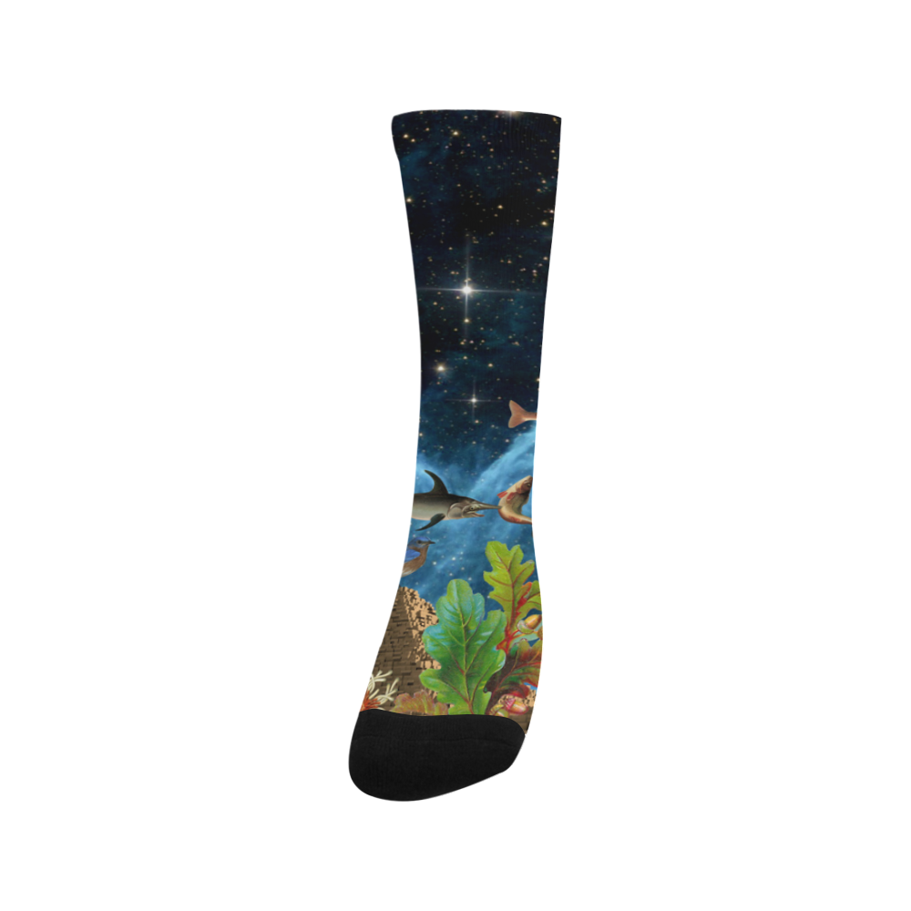 collage_heaven and Earth_ gloria sanchez1 Trouser Socks
