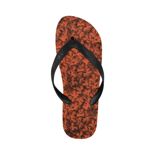 Flame Leaf Flip Flops for Men/Women (Model 040)