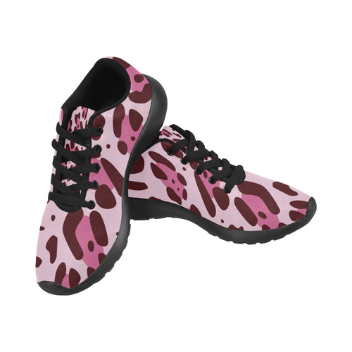 ART CAMOUFLAGE PINK Women’s Running Shoes (Model 020)