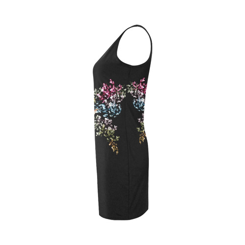 butterfly3 Black Medea Vest Dress (Model D06)