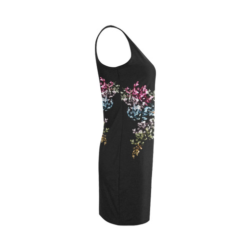 butterfly3 Black Medea Vest Dress (Model D06)