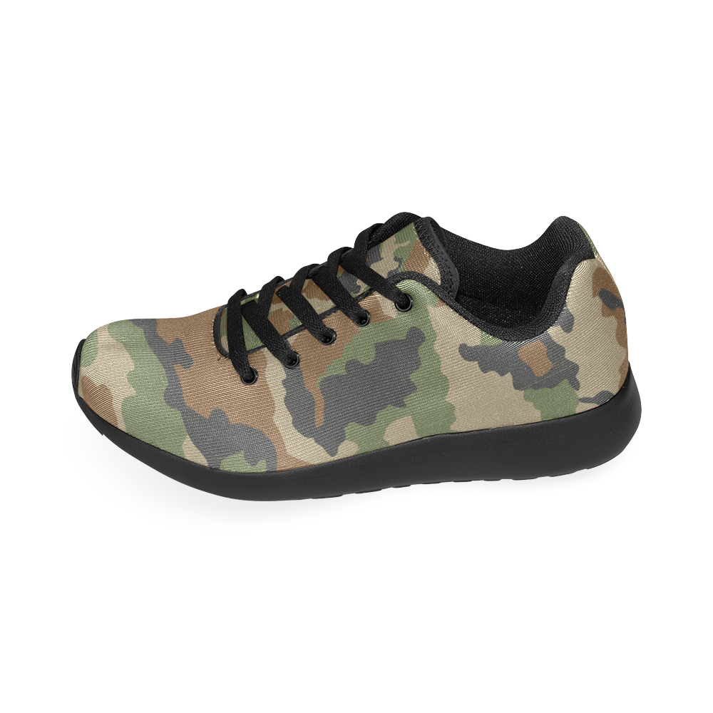 CAMOUFLAGE WOODLAND Men’s Running Shoes (Model 020)