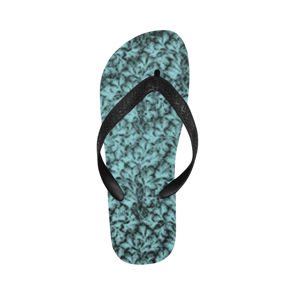 Bodacious Island Paradise Leaf Flip Flops for Men/Women (Model 040)