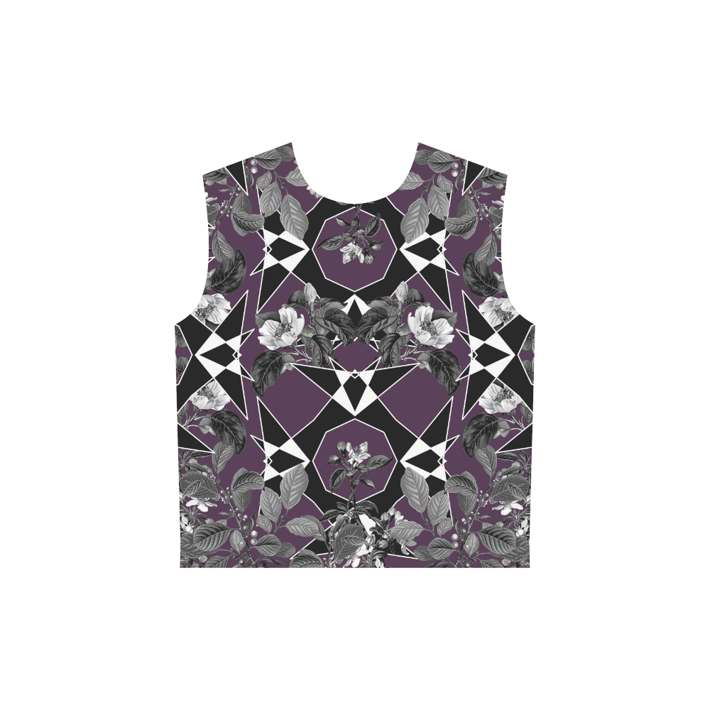 collage_ Limbo_ gloria sanchez All Over Print Sleeveless Hoodie for Women (Model H15)