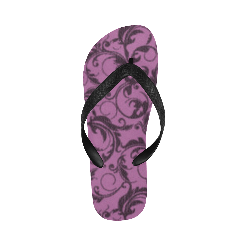 Bodacious Swirls Flip Flops for Men/Women (Model 040)