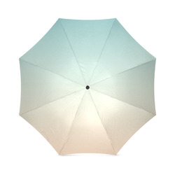 Pale Turquoise Tropical Paradise Island Ibiza Balearic Beach Foldable Umbrella (Model U01)