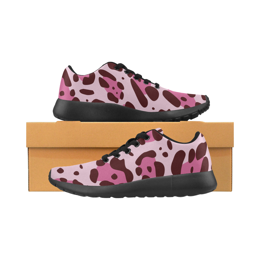 ART CAMOUFLAGE PINK Women’s Running Shoes (Model 020)