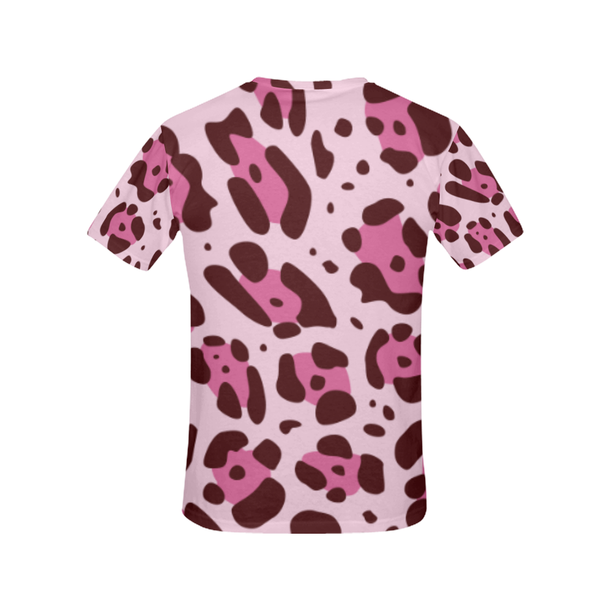 ART CAMOUFLAGE PINK All Over Print T-Shirt for Women (USA Size) (Model T40)