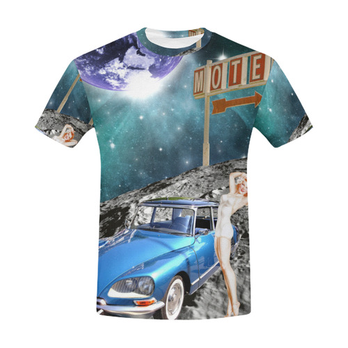 collage_motel_gloriasanchez All Over Print T-Shirt for Men (USA Size) (Model T40)