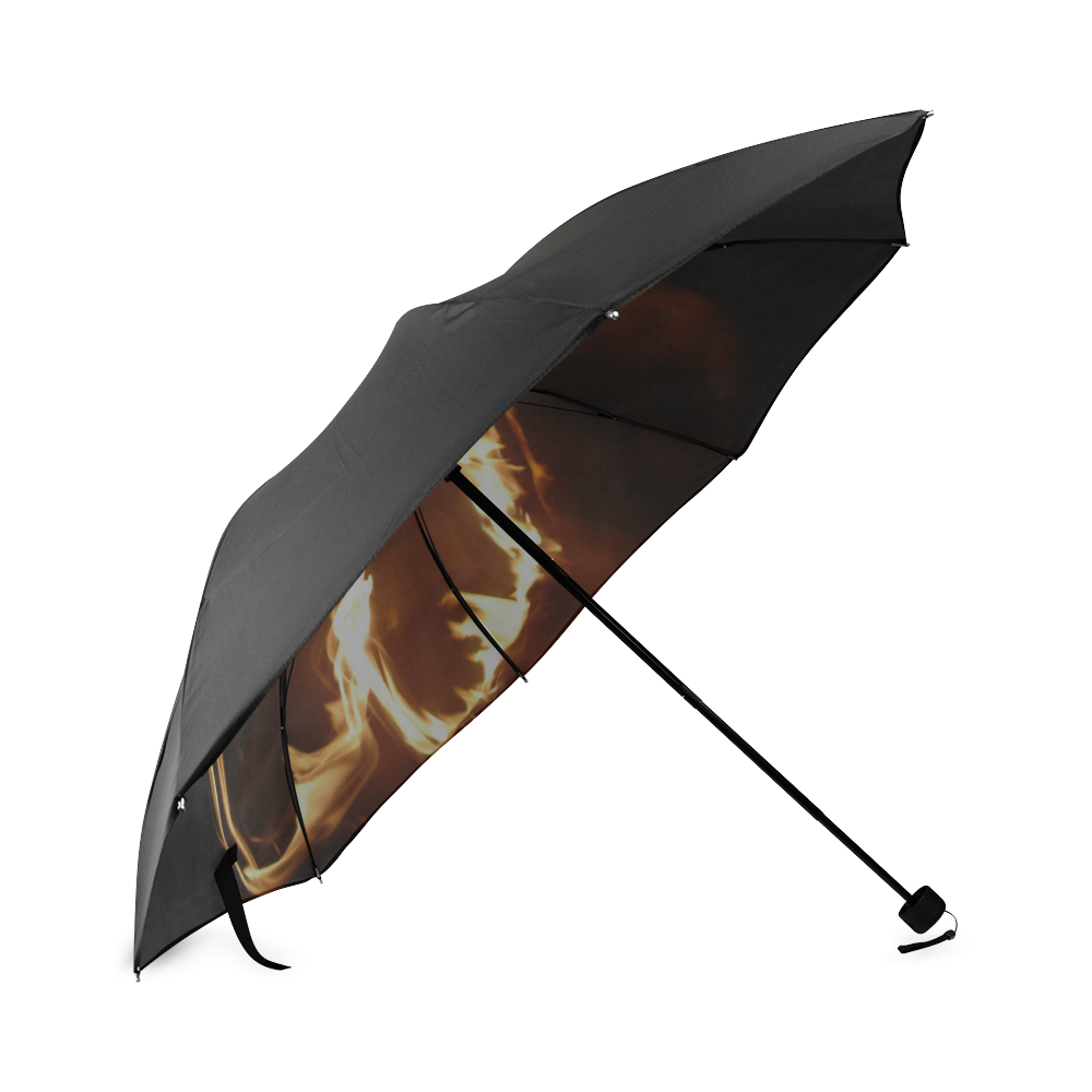 Fire Heart Umbrella Foldable Umbrella (Model U01)