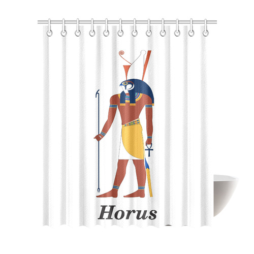 Eygptian Gods Horus Shower Curtain Shower Curtain 72"x84"