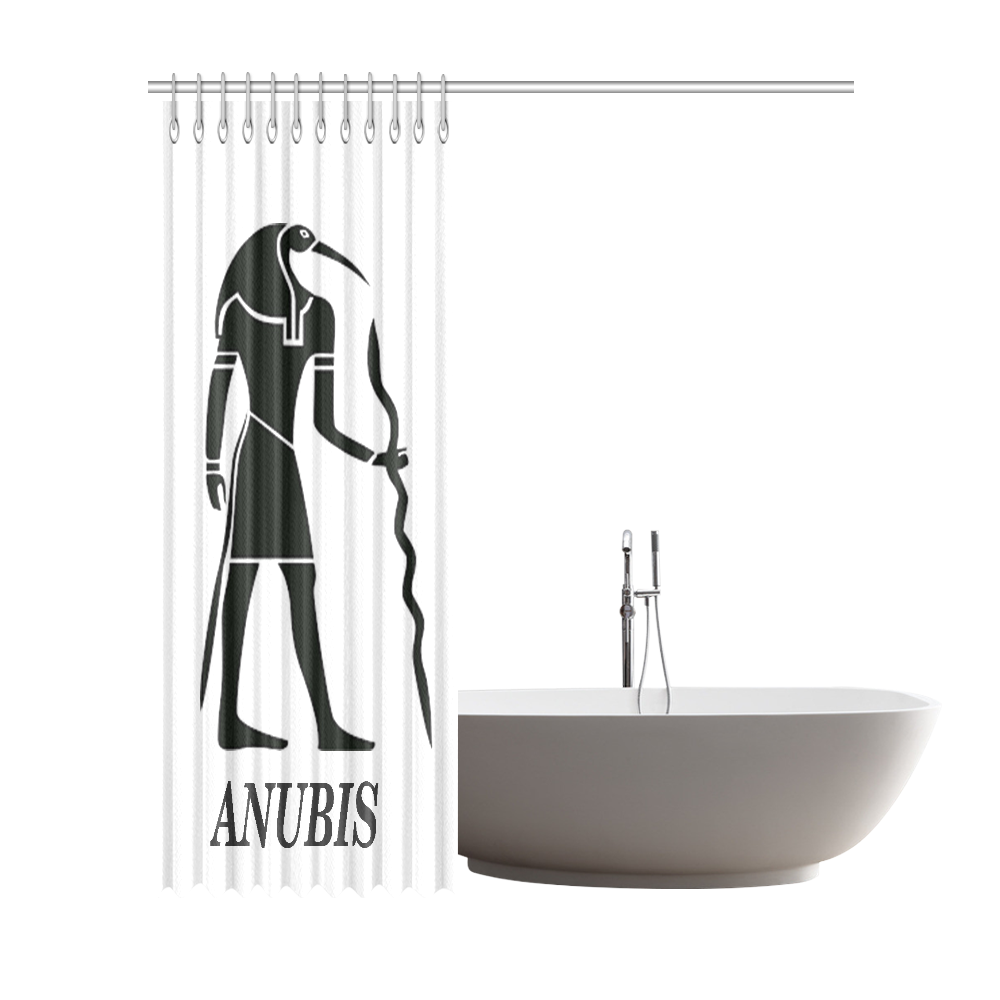 Egyptian Gods- Anubis Shower Curtain Shower Curtain 72"x84"