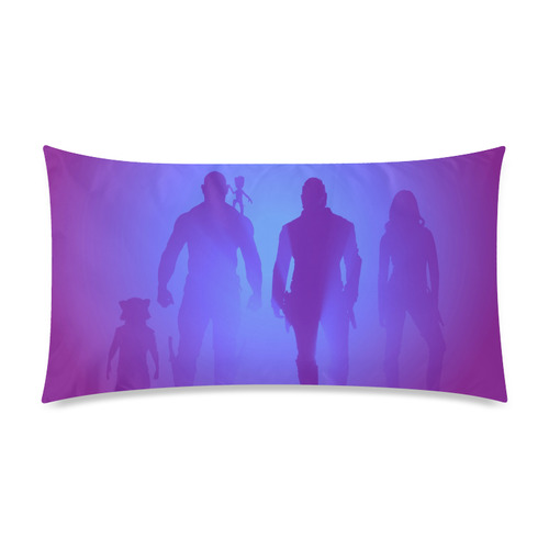 Purple Guardians Rectangle Pillow Case 20"x36"(Twin Sides)