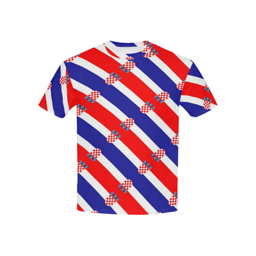 CROATIA Kids' All Over Print T-shirt (USA Size) (Model T40)