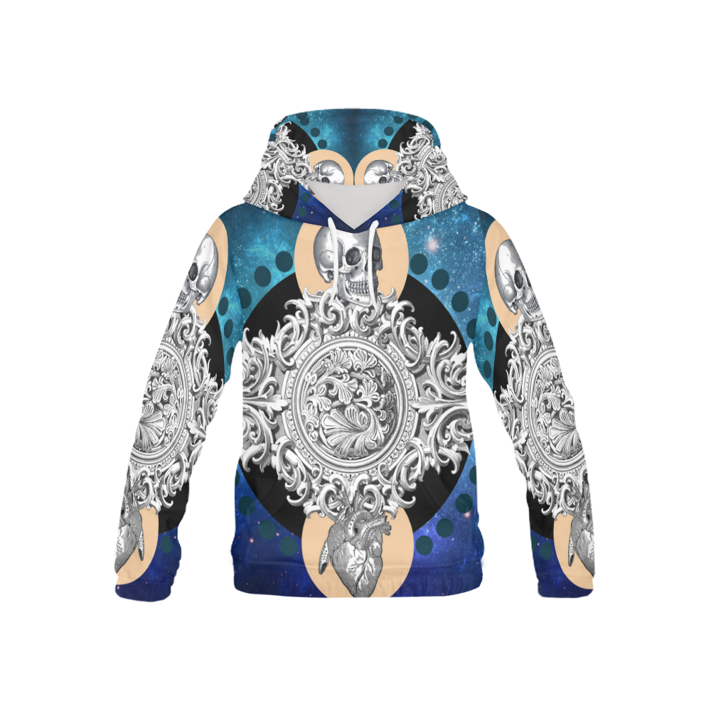 collage_uncertaintyofthetime_lehaim All Over Print Hoodie for Kid (USA Size) (Model H13)