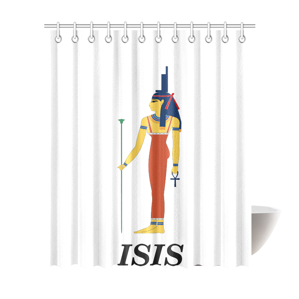 Egyptian Gods-Isis Shower Curtain Shower Curtain 72"x84"