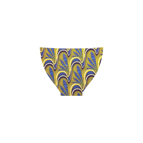Blue/Gold 2 piece Swimsuit Custom Bikini Swimsuit