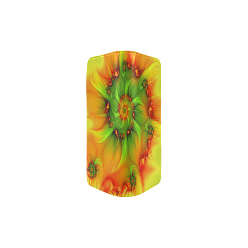 Hot Summer Green Orange Abstract Colorful Fractal Women's Clutch Purse (Model 1637)