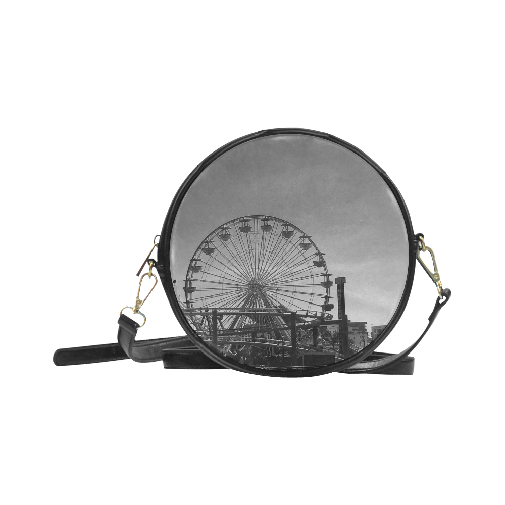 Ferris Wheel Round Sling Bag (Model 1647)
