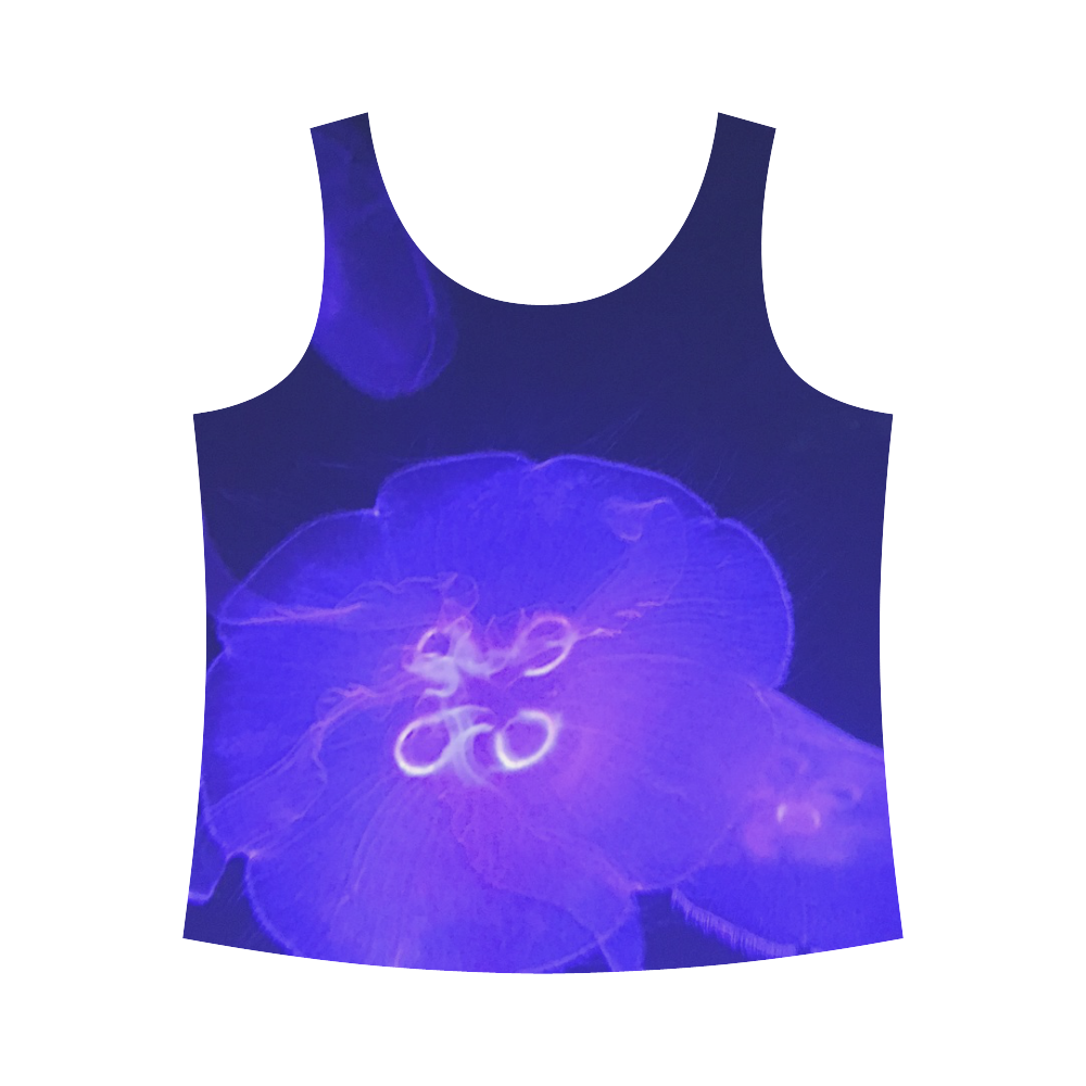 Jellyfish All Over Print Tank Top for Women (Model T43)