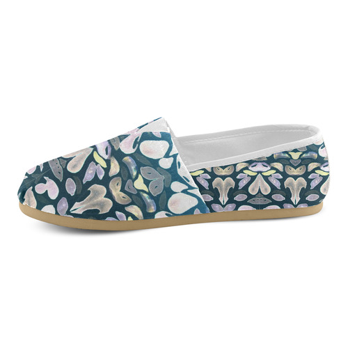 Under The Sea Summer Swimming Lessons, Dark Blue Unisex Casual Shoes (Model 004)