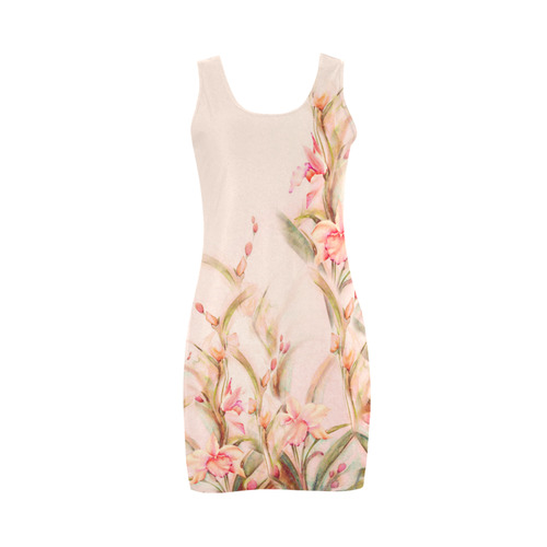 Peach Orchid Medea Vest Dress (Model D06)