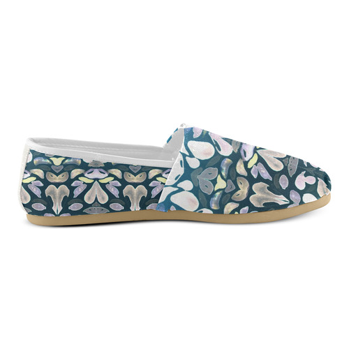 Under The Sea Summer Swimming Lessons, Dark Blue Unisex Casual Shoes (Model 004)