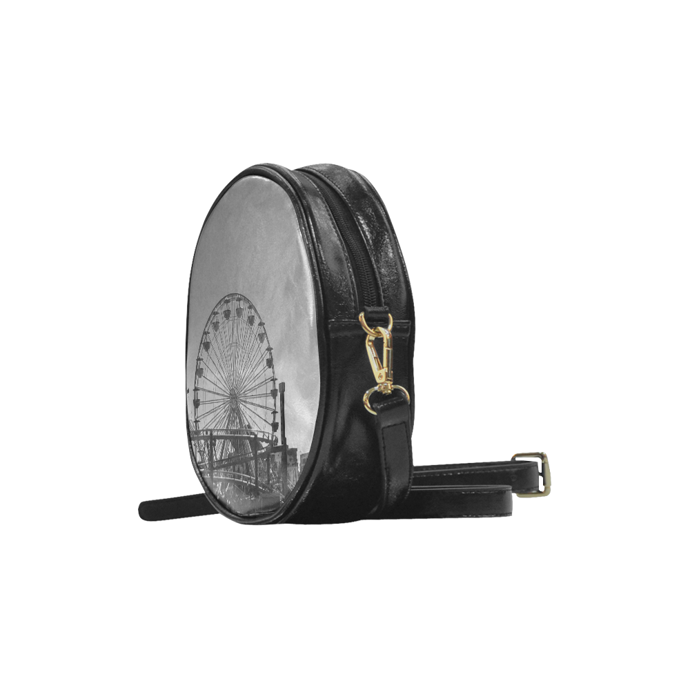 Ferris Wheel Round Sling Bag (Model 1647)