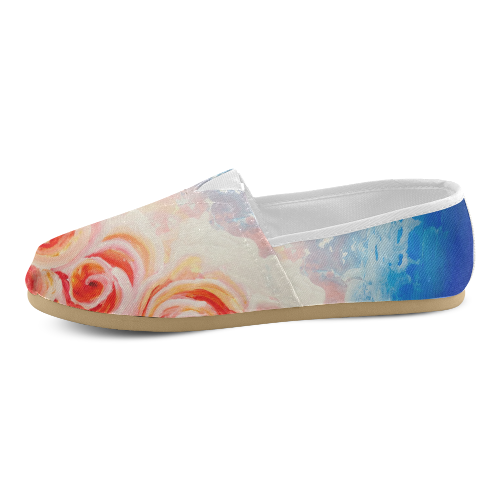 Roses Unisex Casual Shoes (Model 004)