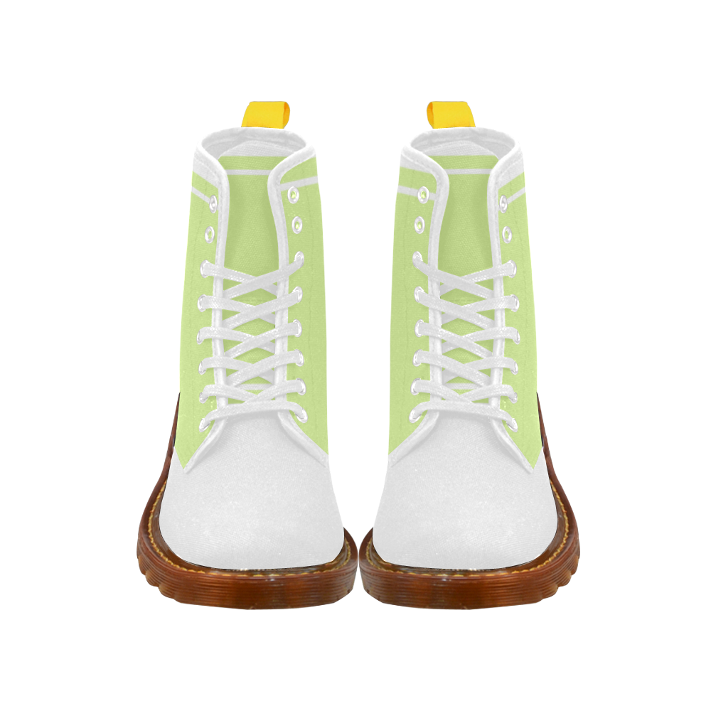 Light Green Ribbon Martin Boots For Women Model 1203H