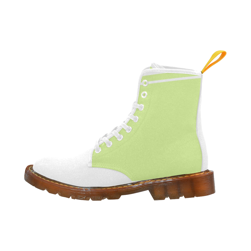 Light Green Ribbon Martin Boots For Women Model 1203H