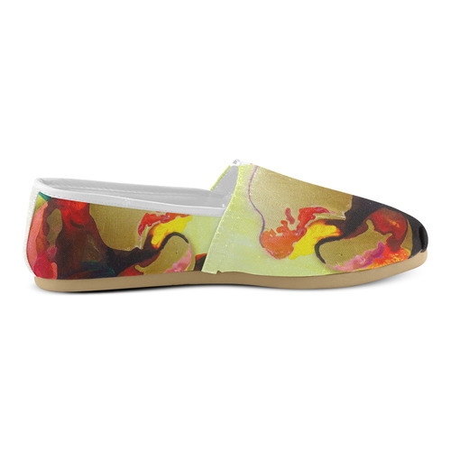 Burn the Flowers for Fuel Unisex Casual Shoes (Model 004)