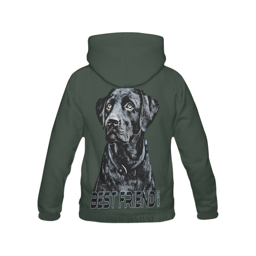 LABRADOR BEST FRIEND VII All Over Print Hoodie for Men (USA Size) (Model H13)