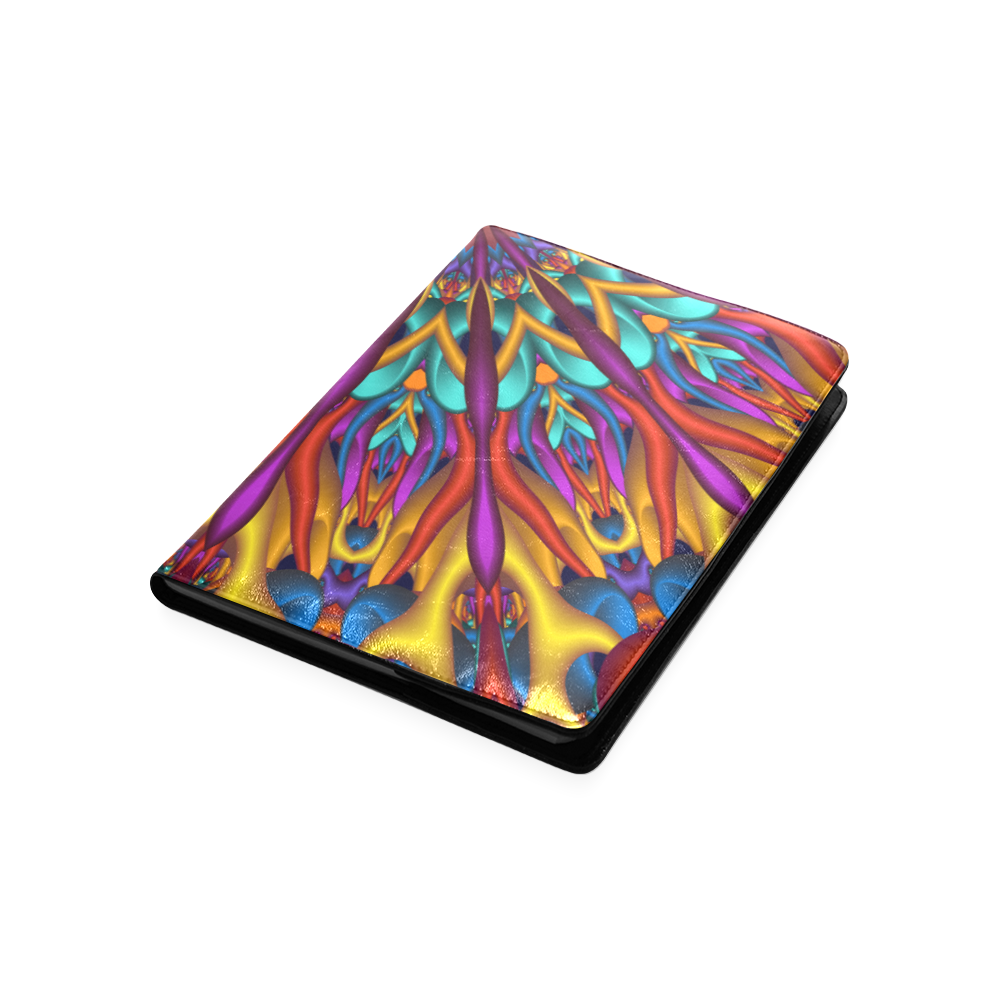 Amazing colors fractal mandala Half Version Custom NoteBook B5