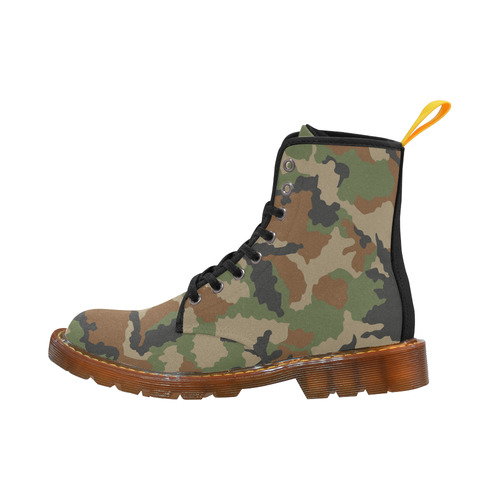 CAMOUFLAGE WOODLAND MILITARY Martin Boots For Men Model 1203H