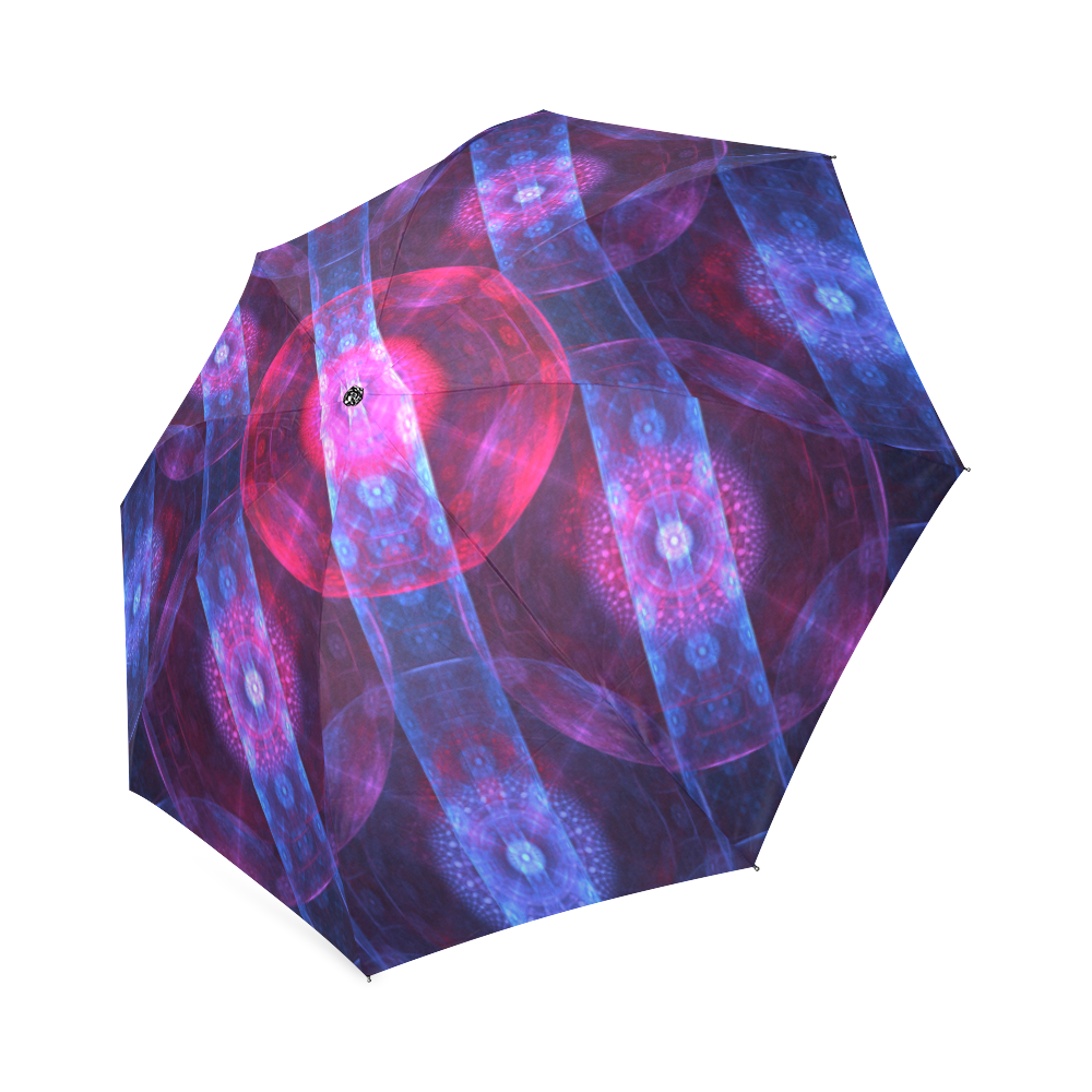 BubbledLines Foldable Umbrella (Model U01)