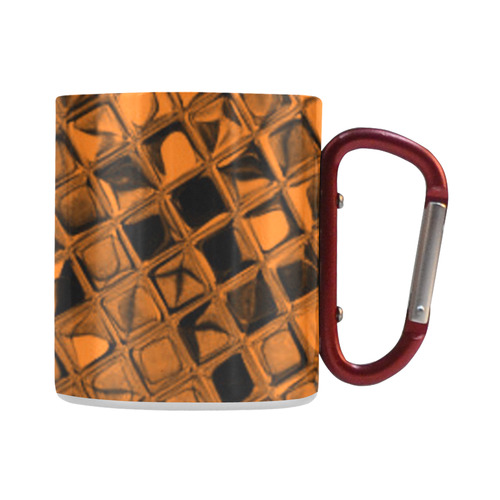 Metallic Orange Classic Insulated Mug(10.3OZ)