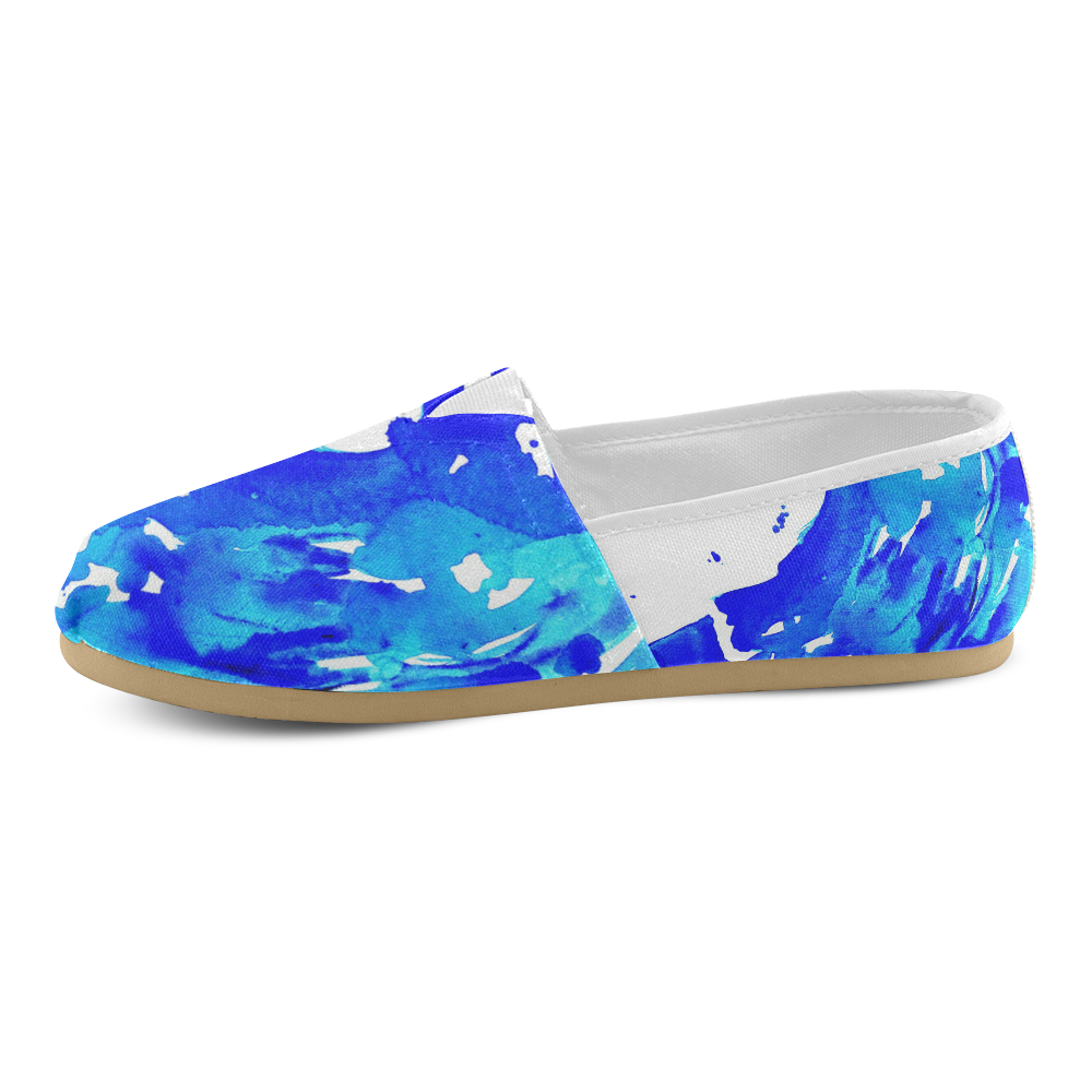 Save the water watercolor Unisex Casual Shoes (Model 004)