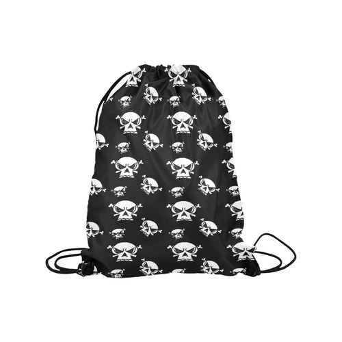 Skull Boys Medium Drawstring Bag Model 1604 (Twin Sides) 13.8"(W) * 18.1"(H)