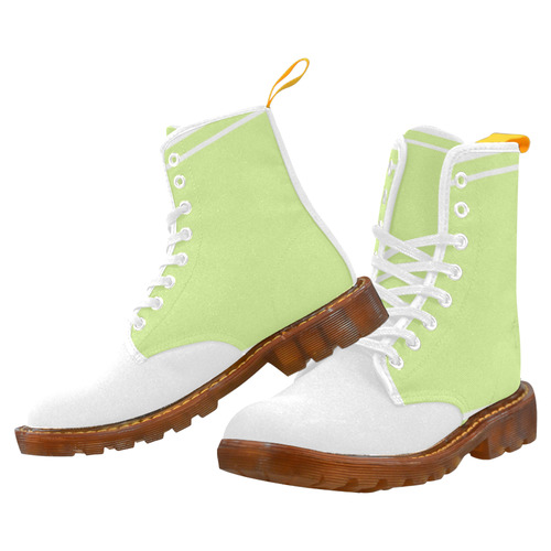 Light Green Ribbon Martin Boots For Women Model 1203H